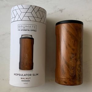 Brumate Hopsulator Slim Walnut 12oz
